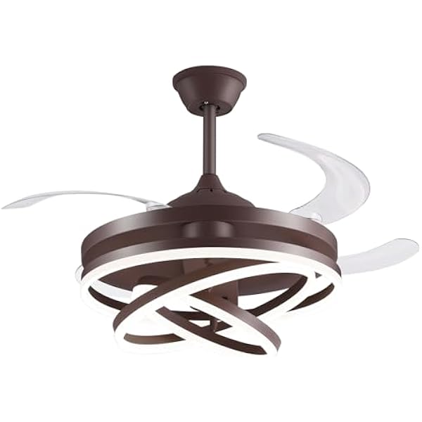 Invisible Ceiling Fan Chandelier Light