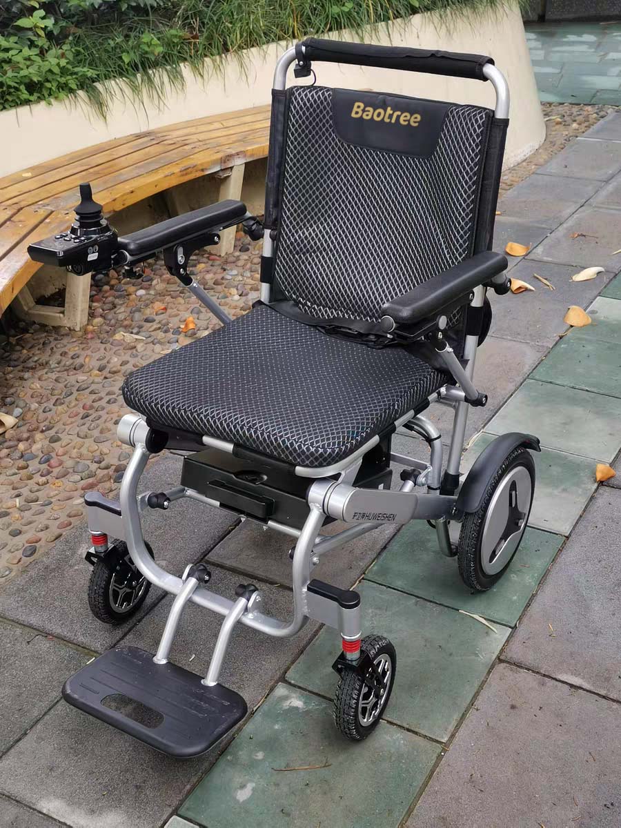 Baotree Electric Wheelchairs for Adults, Foldable Motorized Wheelchair, Electrically operated wheelchairs for The Elderly