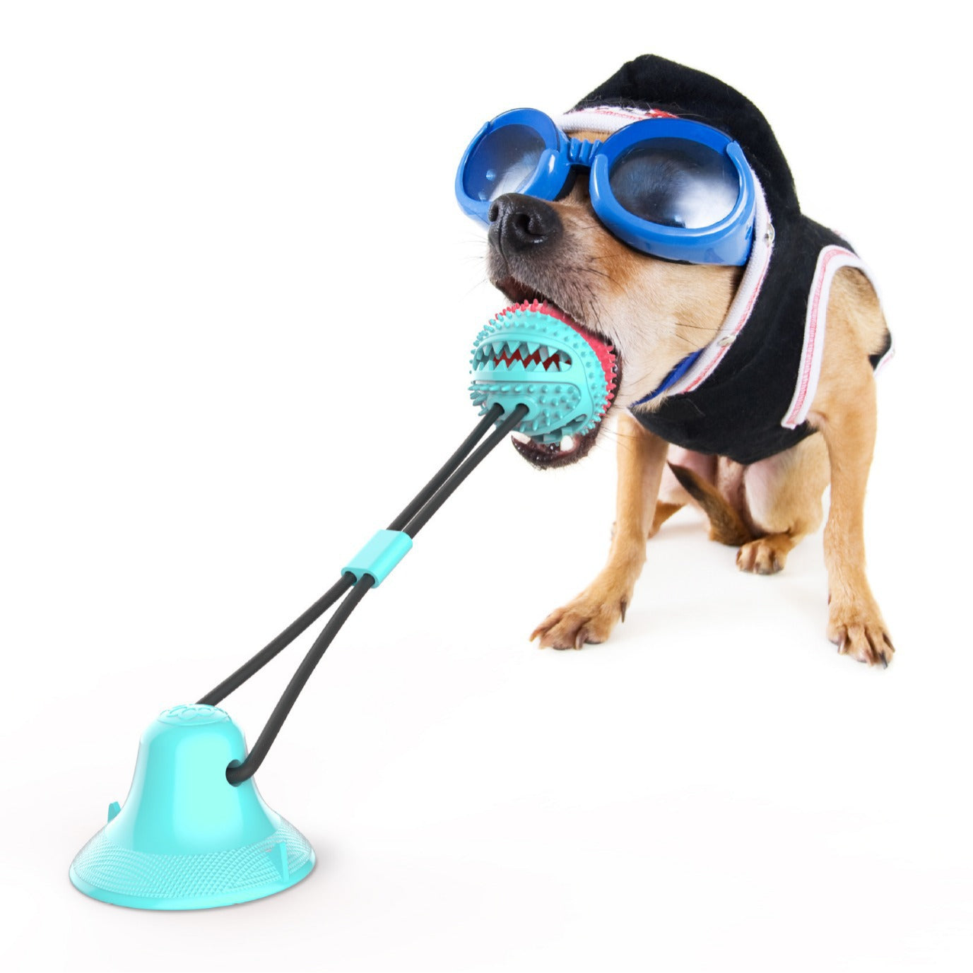 Nessxa Dog Toys Dog Chew Toys for Aggressive chewers, Puppy Dog Training Treats Teething Rope Toys for Boredom Dog Puzzle Treat Food Dispensing Ball Toys for Puppies Teething