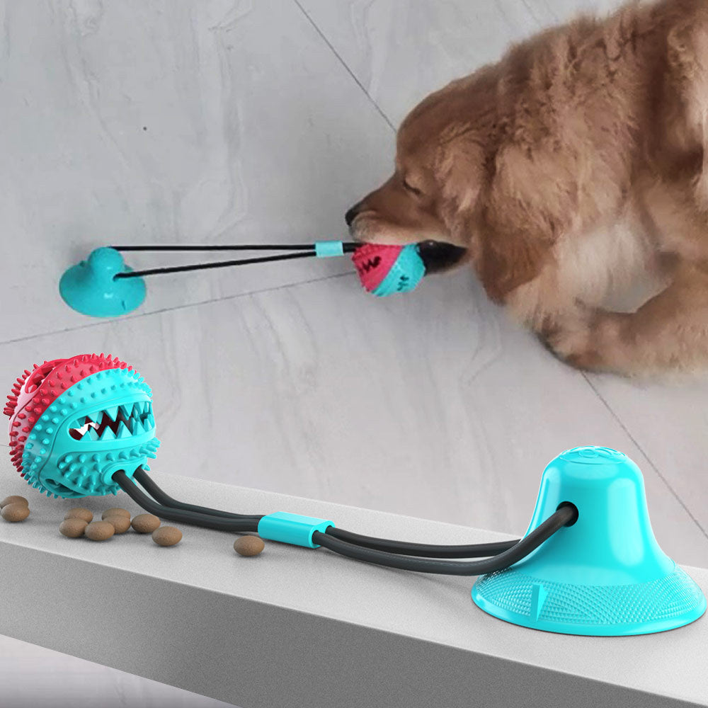 Nessxa Dog Toys Dog Chew Toys for Aggressive chewers, Puppy Dog Training Treats Teething Rope Toys for Boredom Dog Puzzle Treat Food Dispensing Ball Toys for Puppies Teething