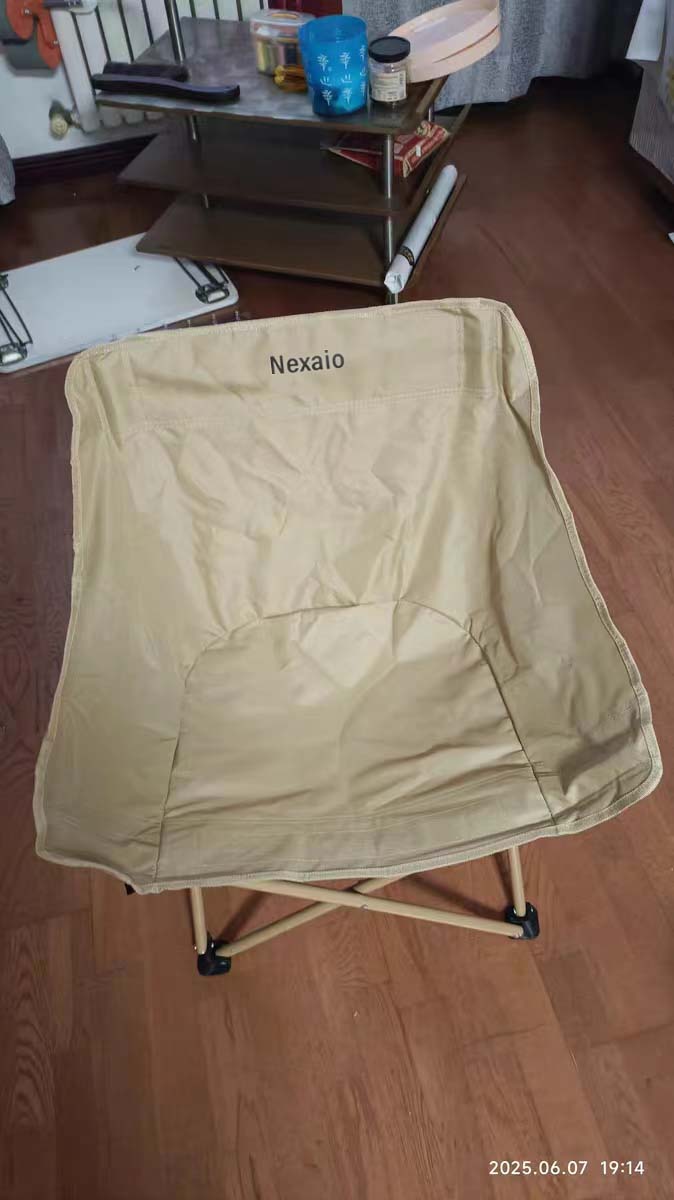 Nexaio Low Beach Chair, Beach Chairs for Adults 2 Pack, Low Profile Folding with Cup Holder & Carry Bag, Heavy Duty Chair for Outdoor Sand, Camping, Concert, Travel